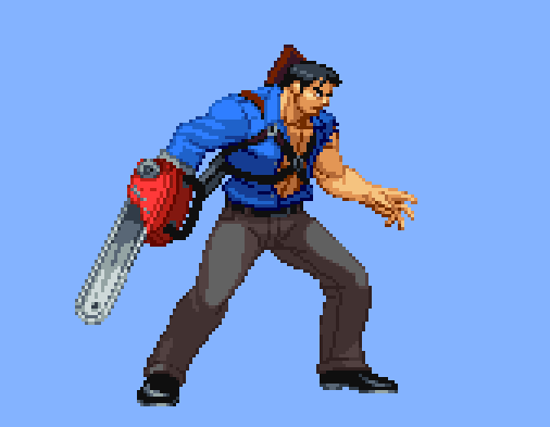 Nico_1805_'s tweet photo. Ash in Fortnite, neat. I would love to make Ash for Mugen or whatever, since MK 11 let us down https://t.co/V2tcVcpIEW