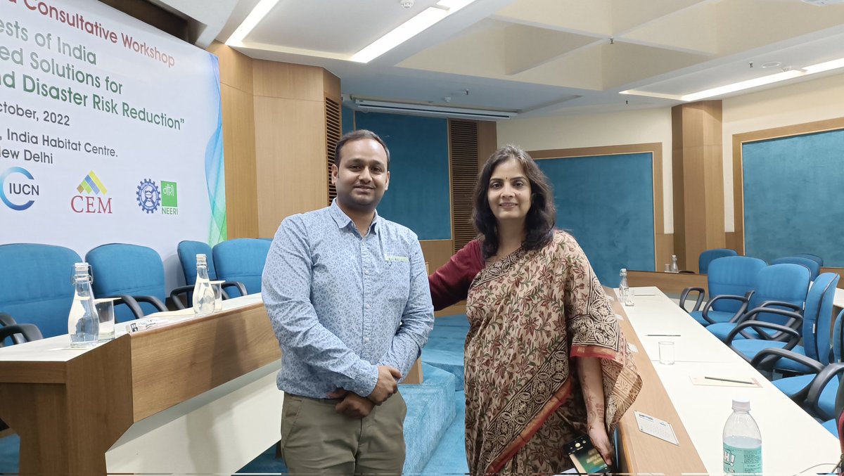 pdubeybhu11's tweet photo. Pleased to be in Asia Consultative workshop on #MangroveForestRestoration through NbS for Climate Resilience and DRR, jointly organised by @IUCN_CEM @APN4GCR @IGES_EN @CSIR_IND
(NEERI).Glad meeting in person the eminent scientists from 🇮🇳+🇯🇵 Much thanks to @dhyani_shalini ma'am🙏🏼 https://t.co/4gP97OiYt8