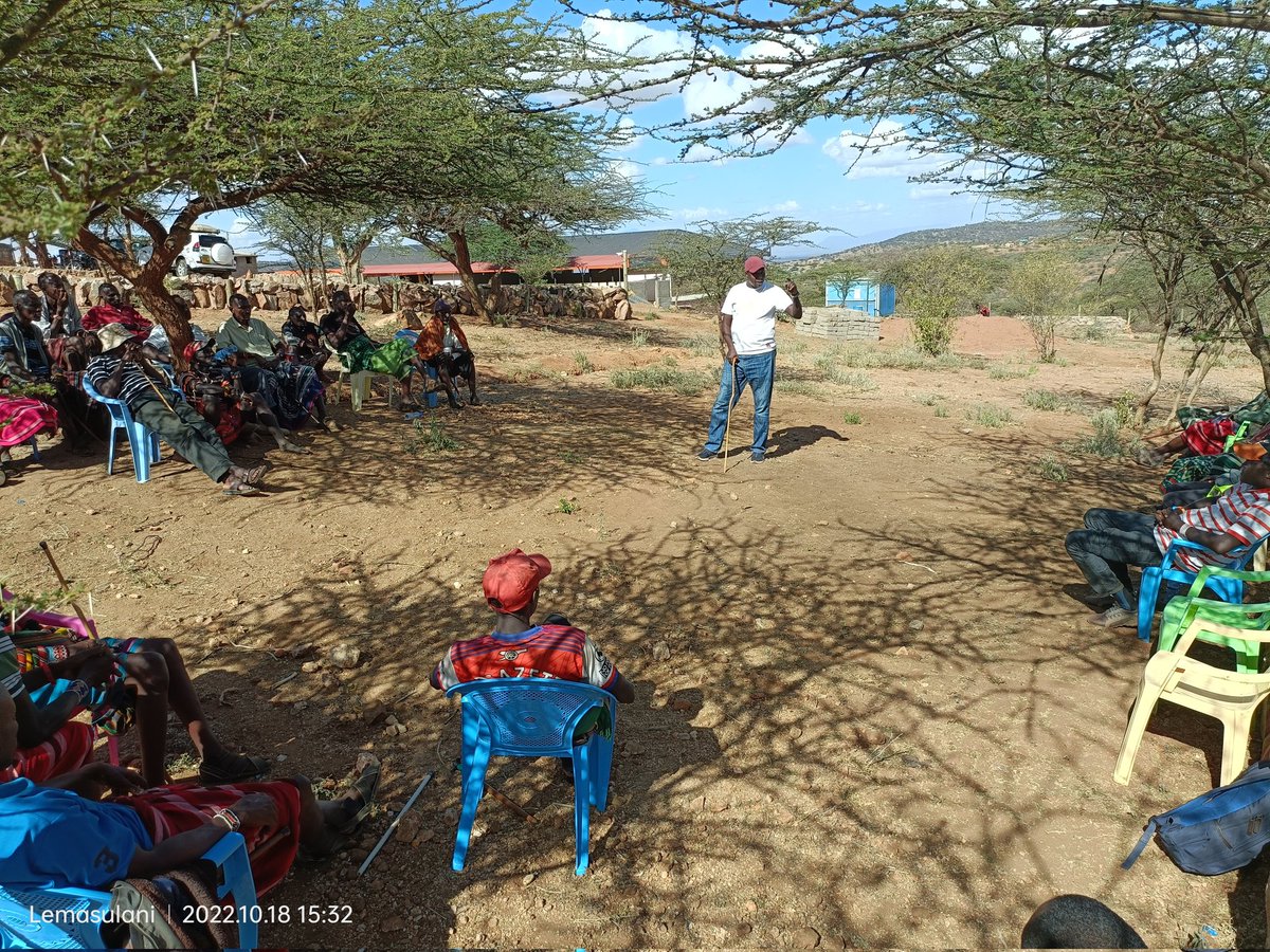 Amaya Triangle Initiative in conjunction with National Cohesion and Integration Commission are holding peace meetings in Isiolo North. NCIC represented by Mr. Francis Merinyi and Mr. Albert Lemasulani representing Amaya Triangle Initiative.