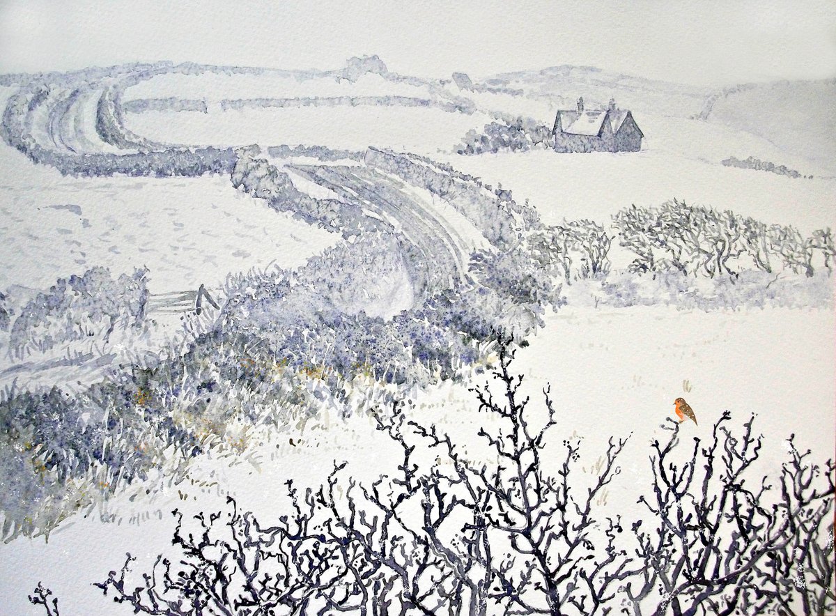 Cornishworm's tweet photo. Glorious Cornwall, I love it. https://t.co/yd4cwEP9EG #etsy #art #watercolourpainting  #UKMakers #Cornwall https://t.co/XBqFW9IfHd