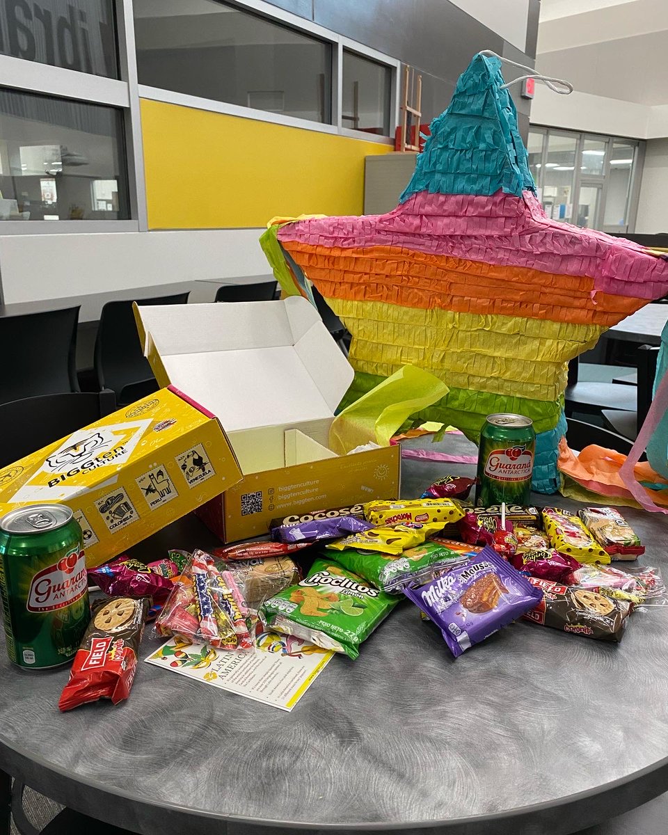 RobersonMSLib's tweet photo. Hispanic Heritage MyOn Reading contest winner. Hispanic snacks from around the world! https://t.co/JrugekZDkF