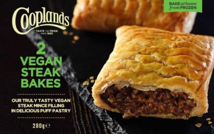 Phil_TC's tweet photo. @cooplandsbakers 
Your vegan "fake" steak bakes.. what they're supposed to look like vs the reality of a couple of squashed peas and carrots in some pastry bought from shop today. What disappointment and misery looks like. https://t.co/uHHXWTy6sW