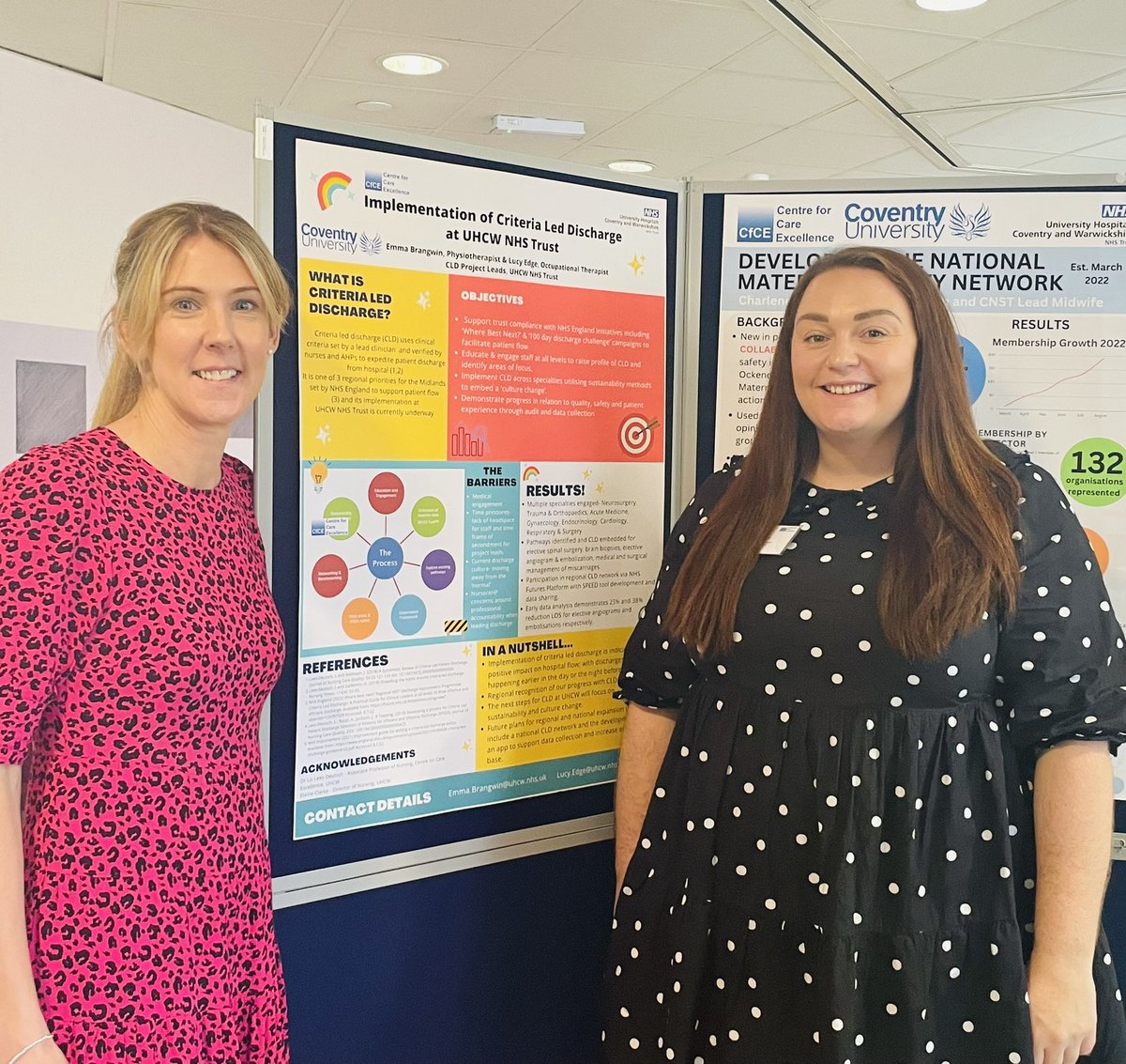 🌈 ✨ Poster presentation of our Criteria Led Discharge work at the Centre for Care Excellence Inspiration Day ✨🌈 #criterialeddischarge @CfCExcellence @EmmaBrangwin @elainepclarke @LizzieDeutsch