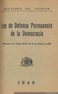 FelipeLepez2's tweet photo. 18 de octubre de 1948 se publica en el diario oficial la proscripción del Partido Comunista. @clint_joselito https://t.co/26rfYMgell