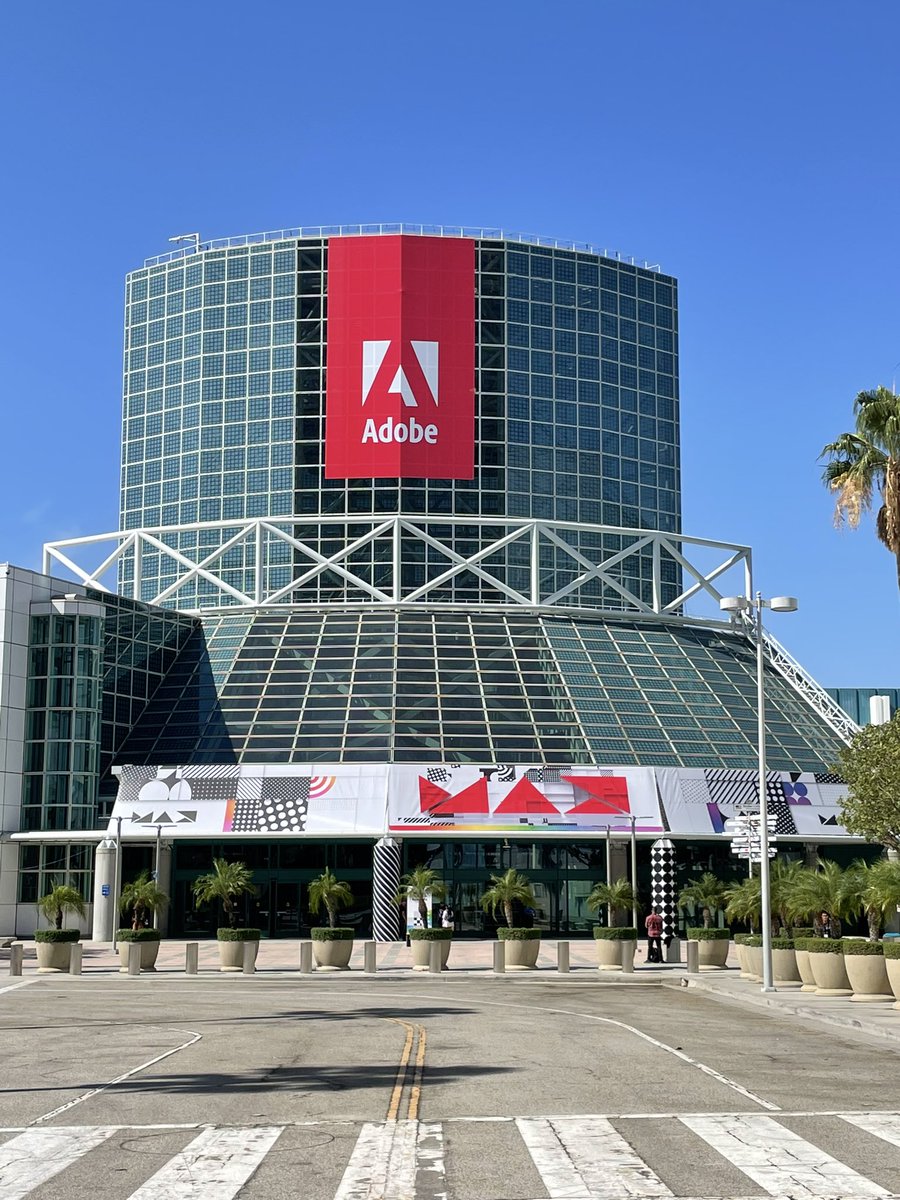 Our first in-person #AdobeMAX in 3 years(!) kicks off today. So excited for what’s ahead this week!