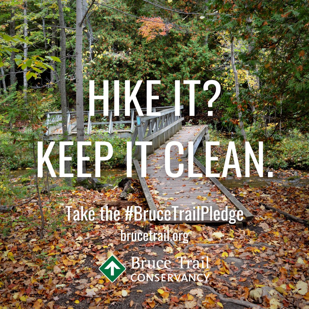TO_Bruce_Trail's tweet photo. Volunteers like Lawrence Timmons are helping to keep our trails clean, along with other trail maintenance duties such as clearing branches and brush, and maintaining pathways. Please do your part by carrying out all your trash. Take the #BruceTrailPledge and “Keep It Clean!” https://t.co/QkiNfkVMaY