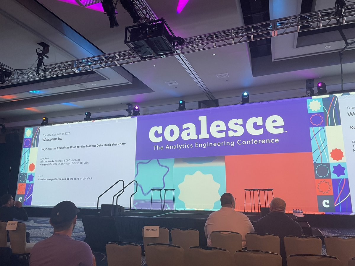 astorrs's tweet photo. Looking forward to kicking off shortly at @coalesceconf with @jthandy &amp; Margaret Francis #dbtCoalesce https://t.co/uGVhkyzsvT