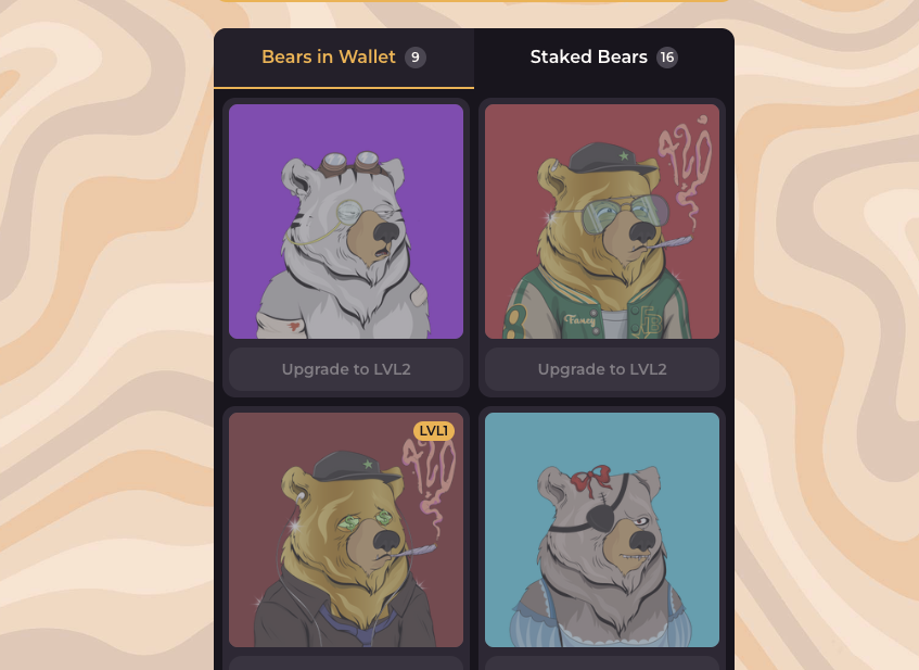 leliveld_joost's tweet photo. Recently you can stake your @FancyBearsMeta. I've staked 16 of my 25 bears. I'm mega bullish about the team and the community. The floorprice is also very thin, of the 7888 there are less than 200 bears for sale. 

Which Big whale will sweep our floor? 🧹
@TraitSwap #StayFancy https://t.co/rc4oWjw1vB