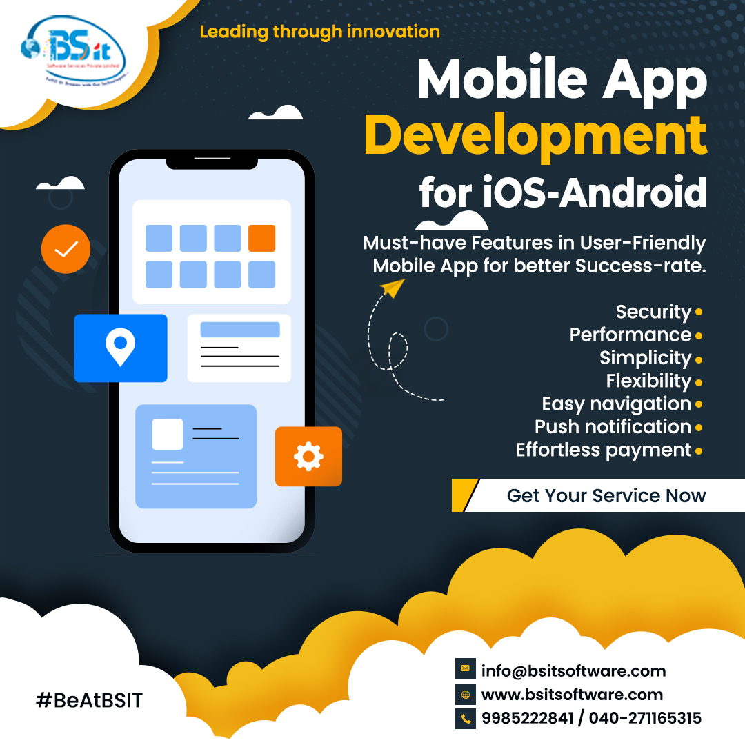 sharadanenavath's tweet photo. Transform your business ideas into #mobile_applications with BSIT. We make Apps for multiple platforms like Android, iOS, and various cross-platform solutions. Our expertise is always ready to assist you in creating feature-rich, user-friendly Mobile apps for your business. https://t.co/X3ZuX5bWVM