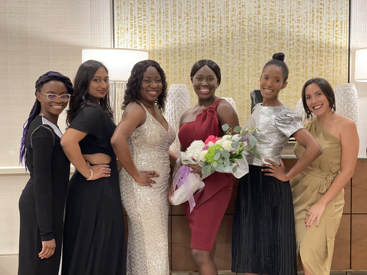 NanaAMarfo's tweet photo. Started Day 2 of #ACSCC22 with some great advice on “How to be Cut Above” and ended with the AWS Gala with these phenomenal women surgeons and surgeons-to-be! https://t.co/7cdGwaxmr0