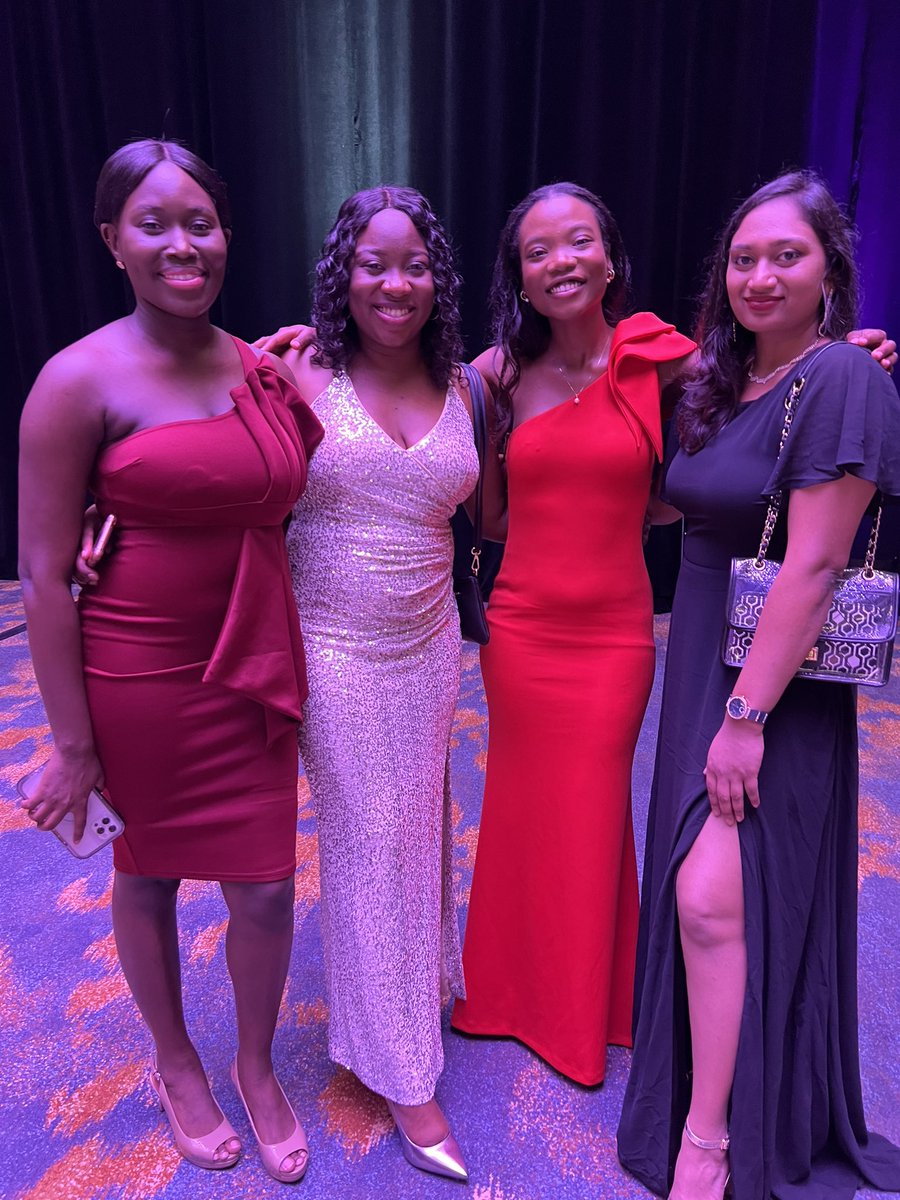 NanaAMarfo's tweet photo. Started Day 2 of #ACSCC22 with some great advice on “How to be Cut Above” and ended with the AWS Gala with these phenomenal women surgeons and surgeons-to-be! https://t.co/7cdGwaxmr0