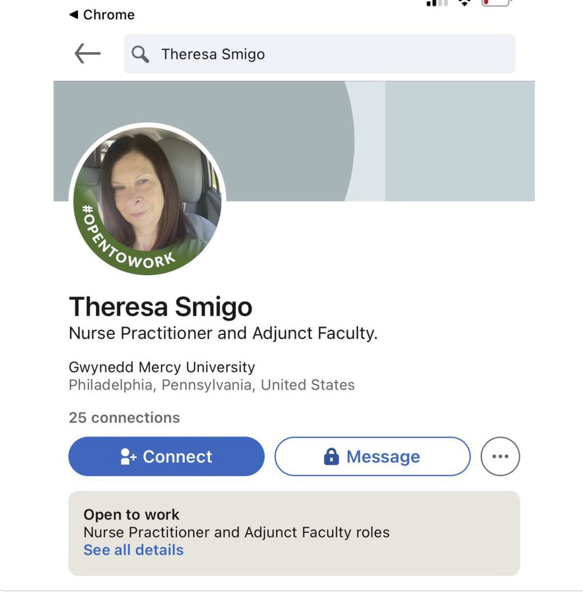 IllyBongo's tweet photo. @GMercyU @Kazweinerdog Well #TheresaSmigo still thinks she works there. You might want to call her up and let her know that you know. https://t.co/ye8DYpe944