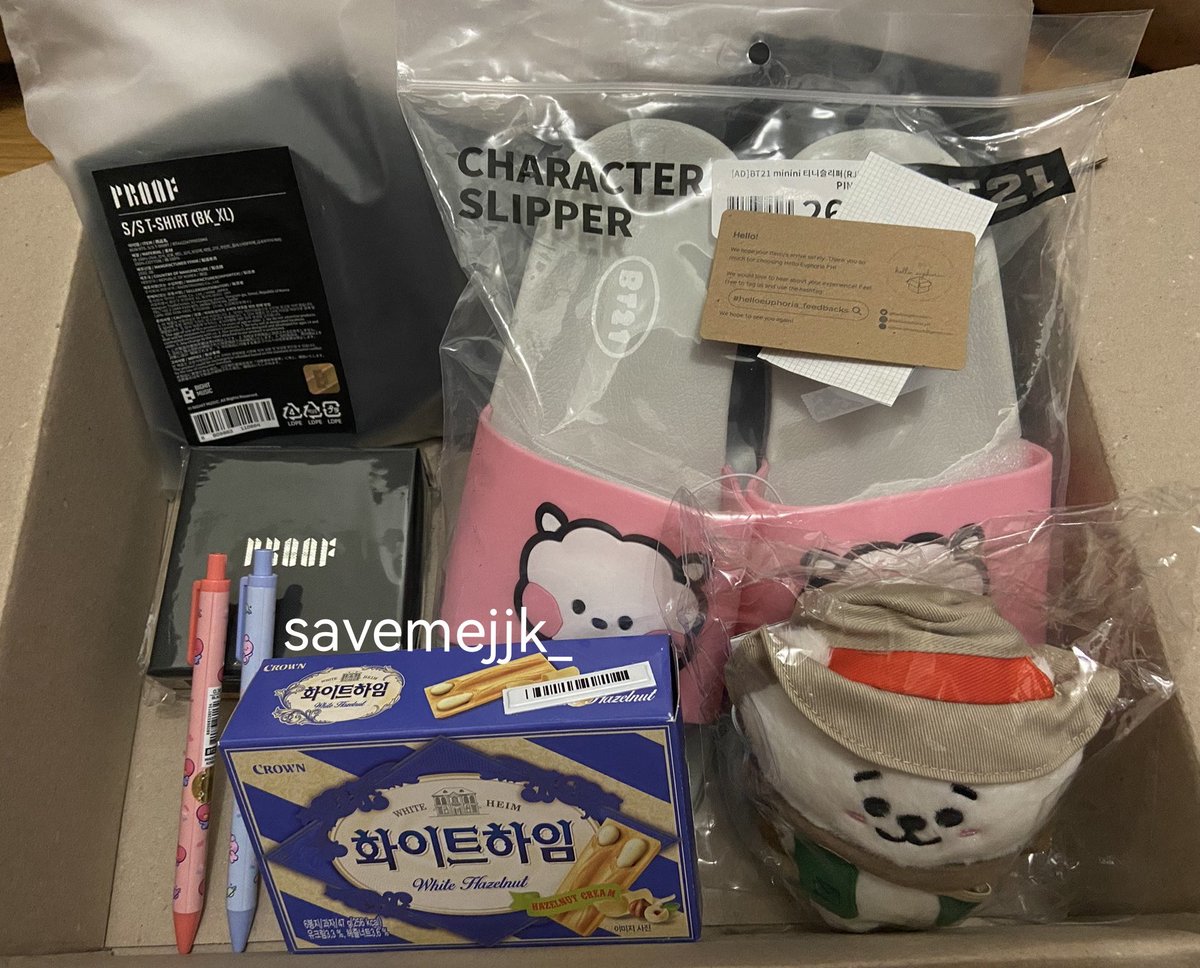 savemejjk_'s tweet photo. bt21 and proof haul 🫶🏻 thank you so much, @helloeuphoriaph for the seamless transaction as always! #helloeuphoria_feedbacks 💖 https://t.co/I9xvJ365iI