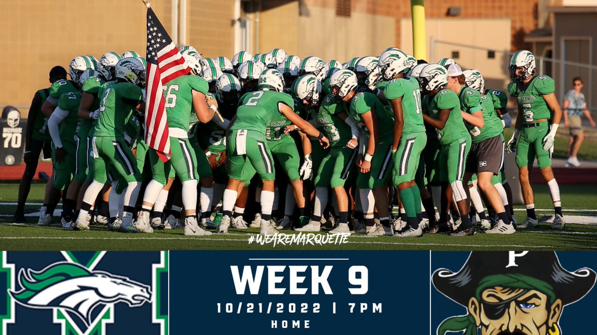 MarquetteFootbl's tweet photo. Senior Night on Friday!

This group has posted a varsity winning percentage of 76% percent (29W/7L) in their 4 years at Marquette. Let's give them the recognition they deserve on Friday. 

Link: https://t.co/RNYYCbZ6qj https://t.co/QQXKLW4uBd