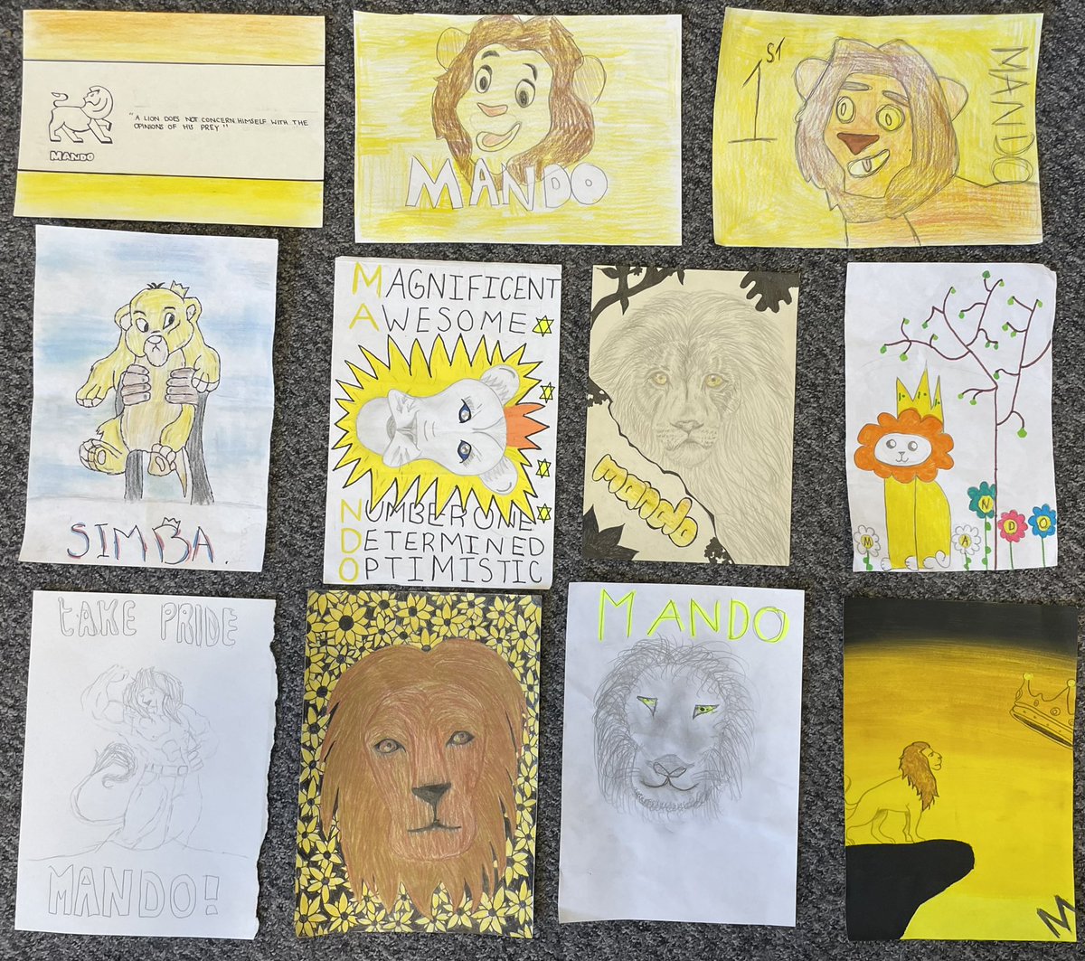 HPA_Mando's tweet photo. Some fantastic designs for the learning family postcard challenge this week!!! Over 60 students entered for Mando, with these being the pick of the bunch #GoMando 🦁 @edutony https://t.co/WwwZzKvkM4