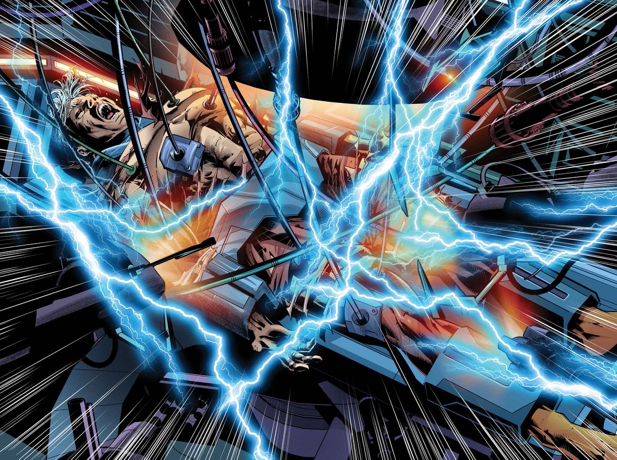 ricardojaime's tweet photo. Double-Page from the superhero brazilian project Lâmina Selvavem (Wild Blade).
With colors from my dear friend the late Dijjo Lima. Such a talent.
#indiecomics #comicbooks #indie #indieproject #doublepage #comics #comicbookproject https://t.co/oZdzGoTiTj