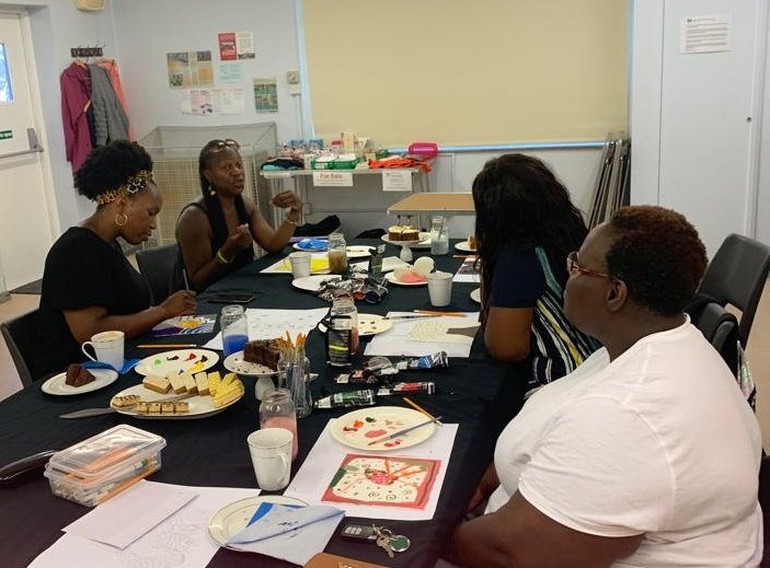 carmel_britto's tweet photo. Lots of discussion on identifying strategic partnerships, signposting of service users &amp; CPD for our volunteers as we review our mid-term report for @LPFKiddiesClub mental health &amp; well-being project #DivasandSEND at as part of our
@Royal_Greenwich #communityInnovations delivery https://t.co/CIvcO8olFI