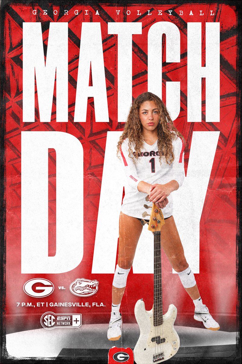 We're back in action TONIGHT against the Gators! 🆚 #11 Florida ⏰ 7 p.m. 📍 Gainesville, Fla. 📱 gado.gs/9ox (SECN+) 📊 gado.gs/9oy #GROW | #GoDawgs