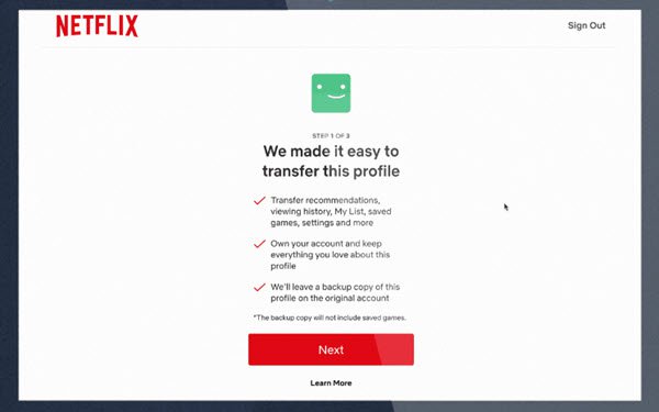 MediaPost's tweet photo. #Netflix intros #ProfileTransfer to smooth rollout of its password sharing crackdown... and possibly its new ad-supported tier https://t.co/BfjcnhouDy @KLmarketdaily https://t.co/uZY4EWyicS