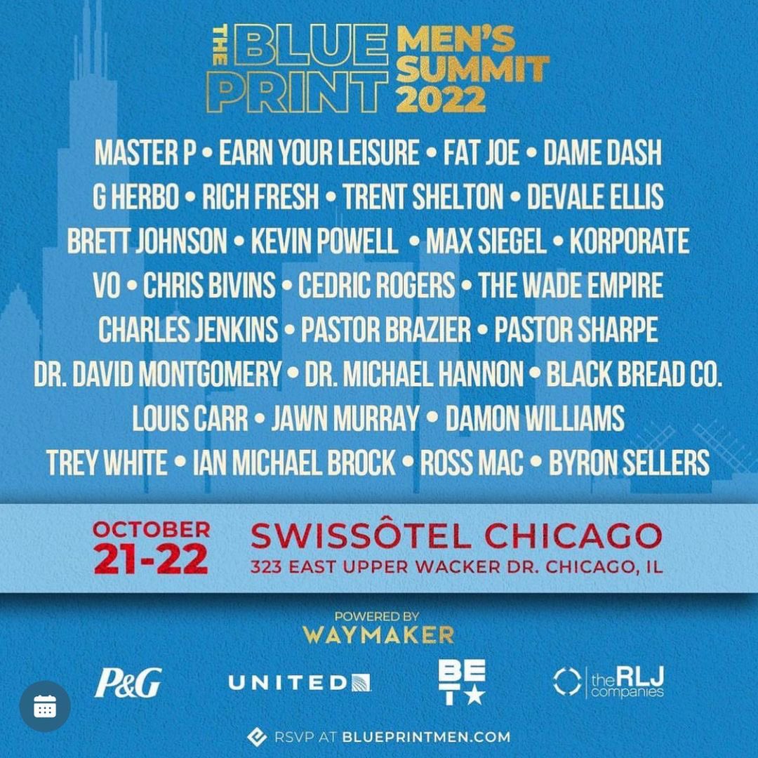 I am honored to be a speaker at this years Blueprint Men’s Summit created by <a href="/iamlouiscarr/">Louis Carr</a> this summit is an empowerment conference for Black Men! The lineup for this event is going to be crazy! 🔥