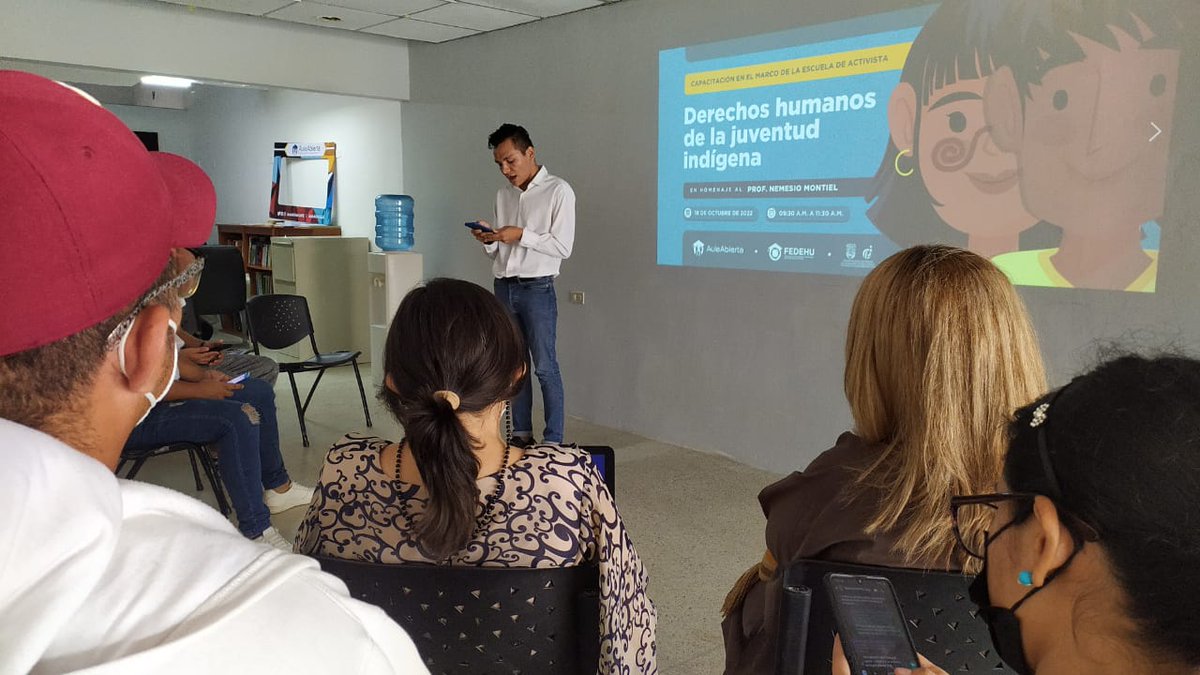 AulaAbiertaLA's tweet photo. #AHORA González: "Fue uno de los más queridos y respetados líderes de la etnia wayuu, estudioso e investigador de la problemática indígena en el país y en el mundo, defendiendo siempre los derechos y autodeterminación del pueblo originario wayuu". #FEDEHUporVzla https://t.co/FbmgOJhi6q