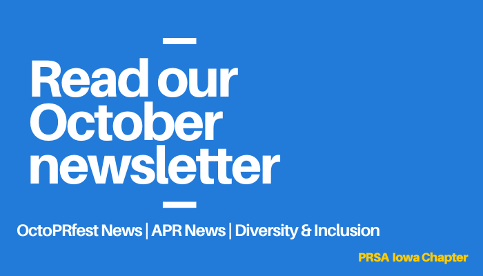 PRSAIowa's tweet photo. Read our October newsletter! https://t.co/Q29uBjmrsP https://t.co/0mWdOIkrys