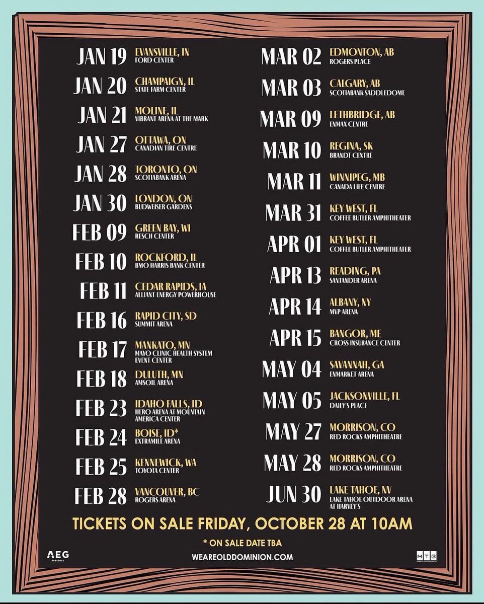 KassiAshton's tweet photo. NOT A THING TO HOLD YOU BACK, NOT A THING TO HOLD YOU DOWN, NO BAD VIBES BABY! ‼️👁️🥃 see y’all out there! Tickets go on sale Friday, October 28th. https://t.co/6DBOEGhDlD