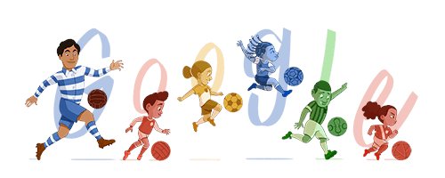 Have you seen today's #GoogleDoodle yet? This picture of Andrew Watson is the main feature of today's Google homepage, and we're delighted to share this with the world!