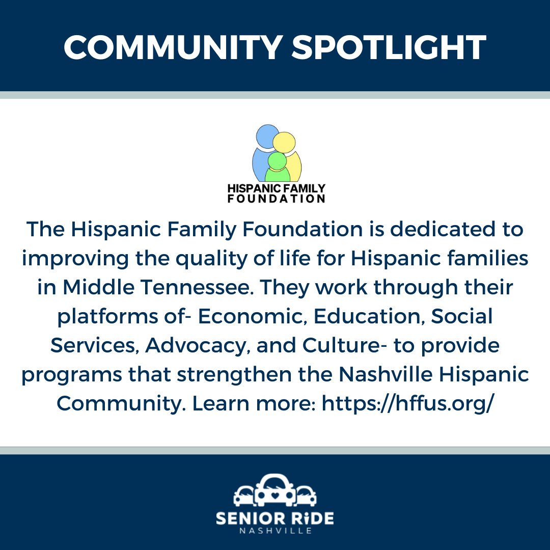 The Hispanic Family Foundation is dedicated to improving the quality of life for Hispanic families in Middle TN. Learn more: hffus.org