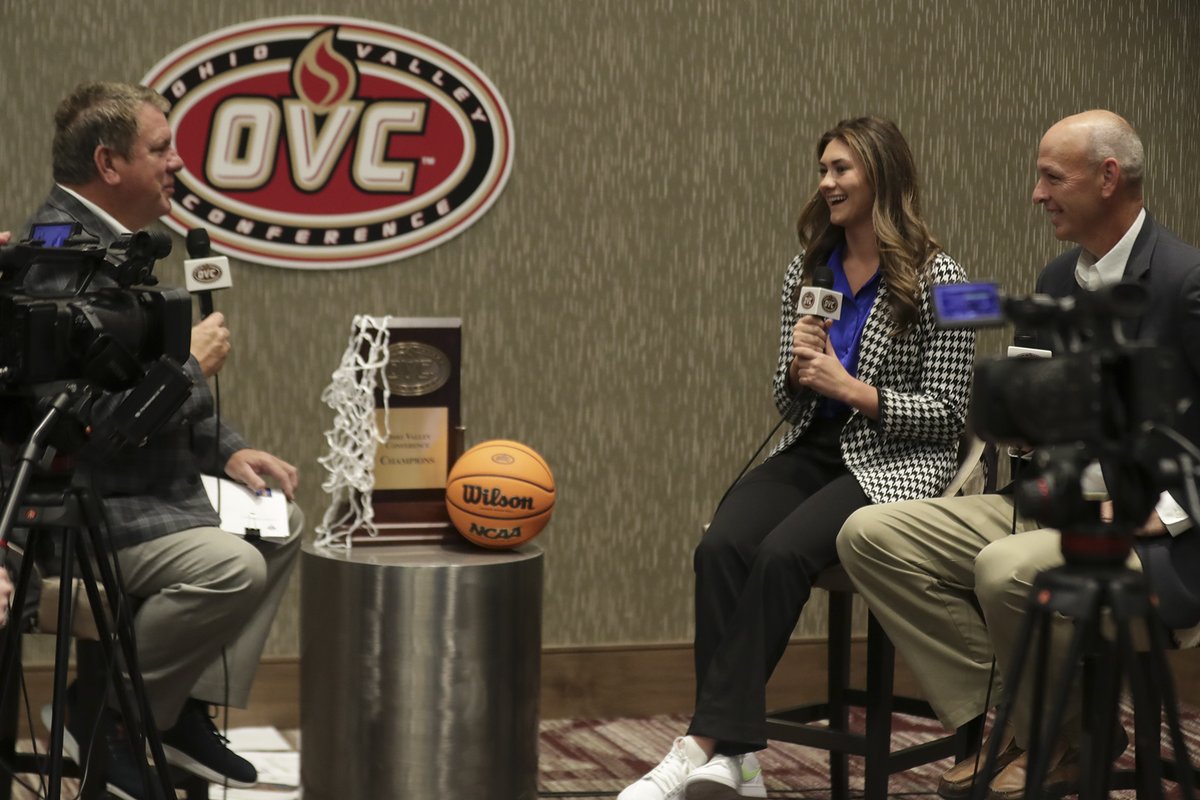 ETHAN_RECLAIM's tweet photo. WBB: We are off and running at OVC Media Day!

#OVCit | #OVC75 https://t.co/JuSKapWDXW