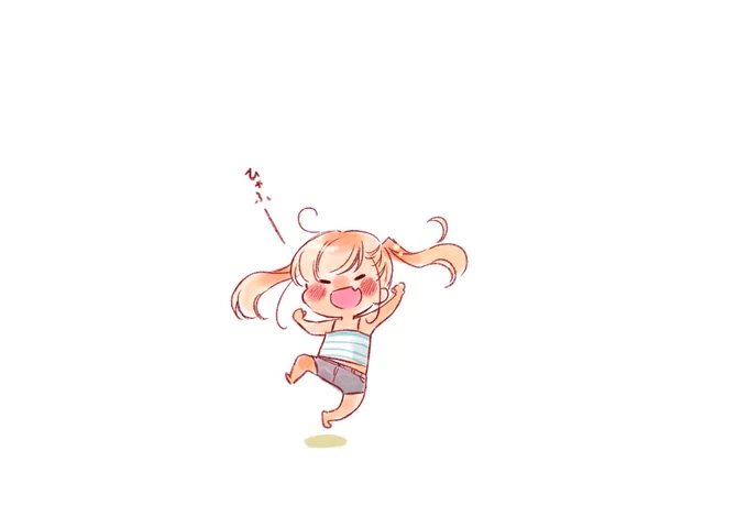 原稿上がりに描いてるチビギャルさんまとめ。