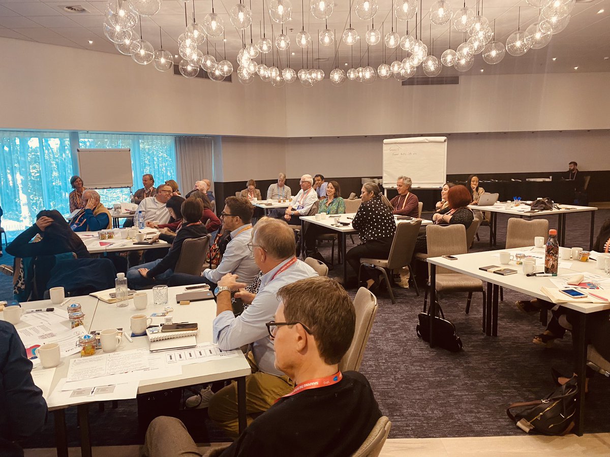 FundraisingInn1's tweet photo. Are we prepared for the worst case scenario? Doing scenario planning with the Senior Leadership Summit at #IFC2022 @ResAlliance @salesforce https://t.co/5FC6hCuQKn