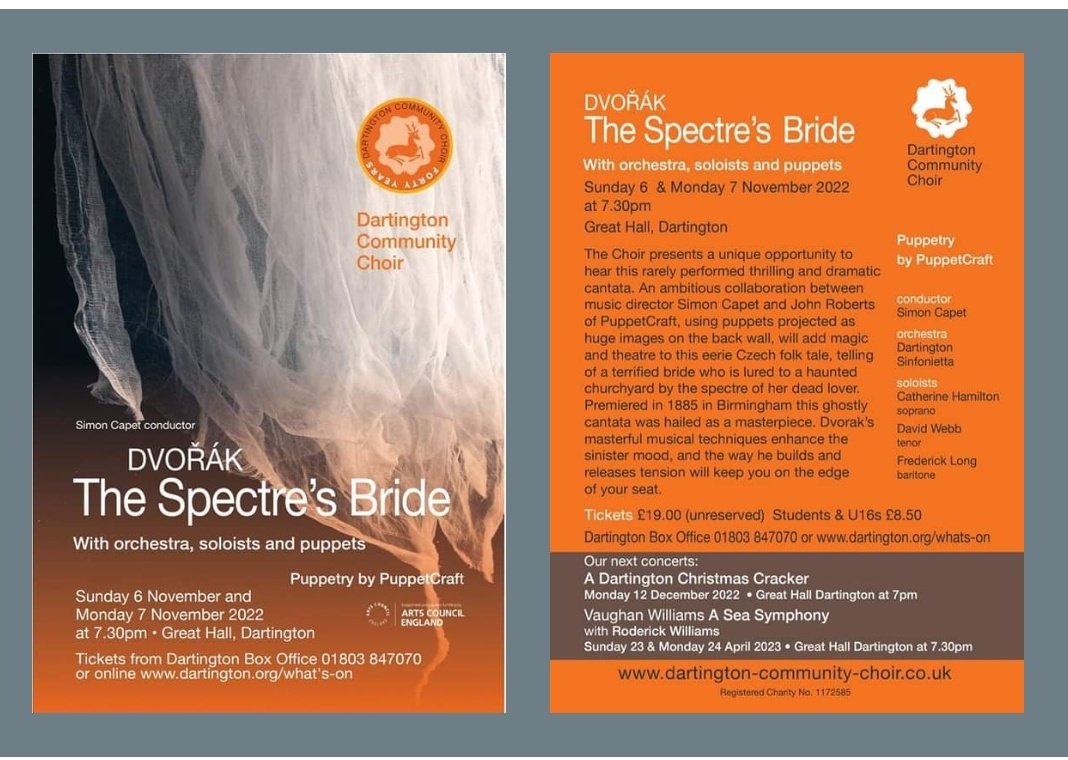 Lighting rehearsal last night for our next concert of The Specters Bride. Grab your tickets🎶🎶