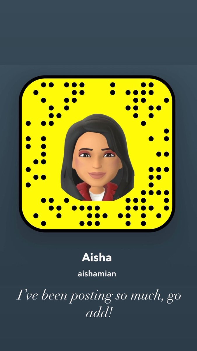 📲| Aisha {@/aishamian} via Instagram stories