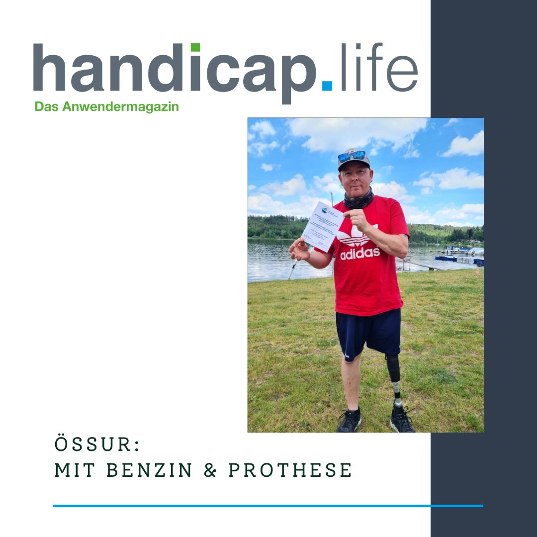 (ANZEIGE) In unserer Online-Ausgabe kann der Text vollständig gelesen werden: handicap-life.com/aktuelle-ausga…
Text und Foto: Össur Deutschland

#össur #prothese #prothesen #motivation #mutmachen #nichtaufgeben #inspiration #amputee #amputiert #orthopädietechnik #össurfamily