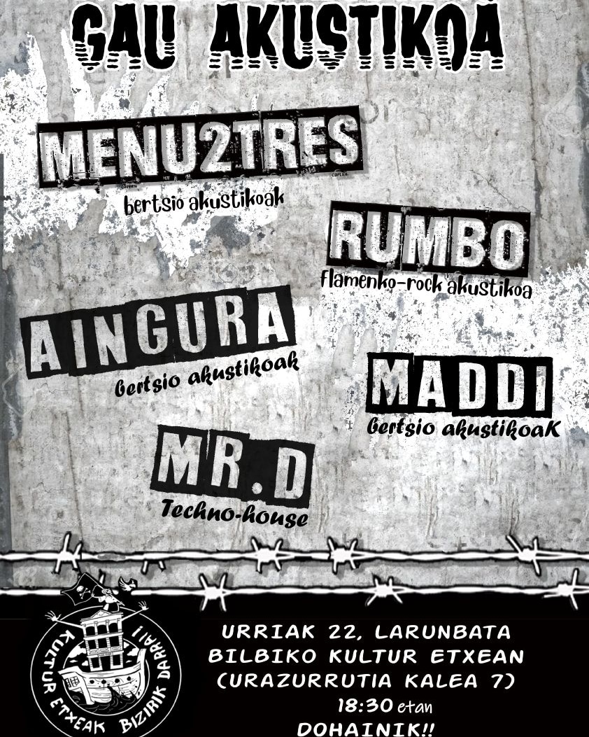 KulturEtxea's tweet photo. Azken orduko aldaketak ...
Lo pasaremos pirata! 🐀🪕 https://t.co/4H97NJuJIC