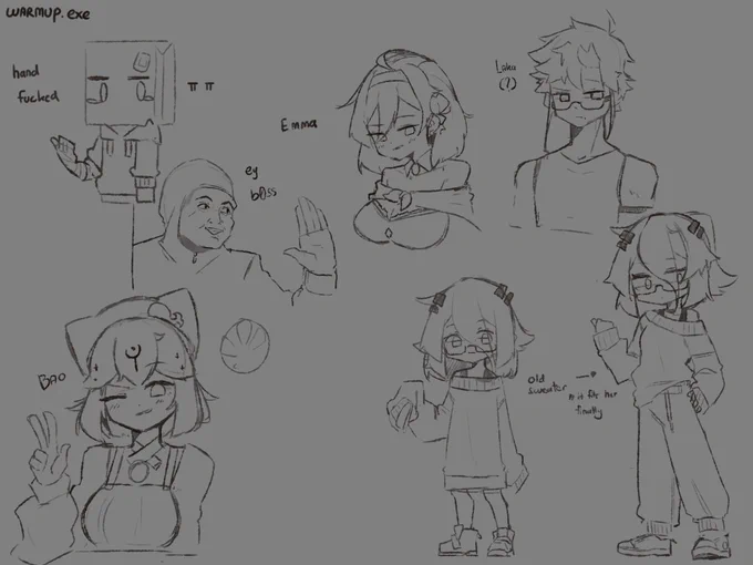 Warmup.exe

my hand forgot how to draw properly ;-; 
