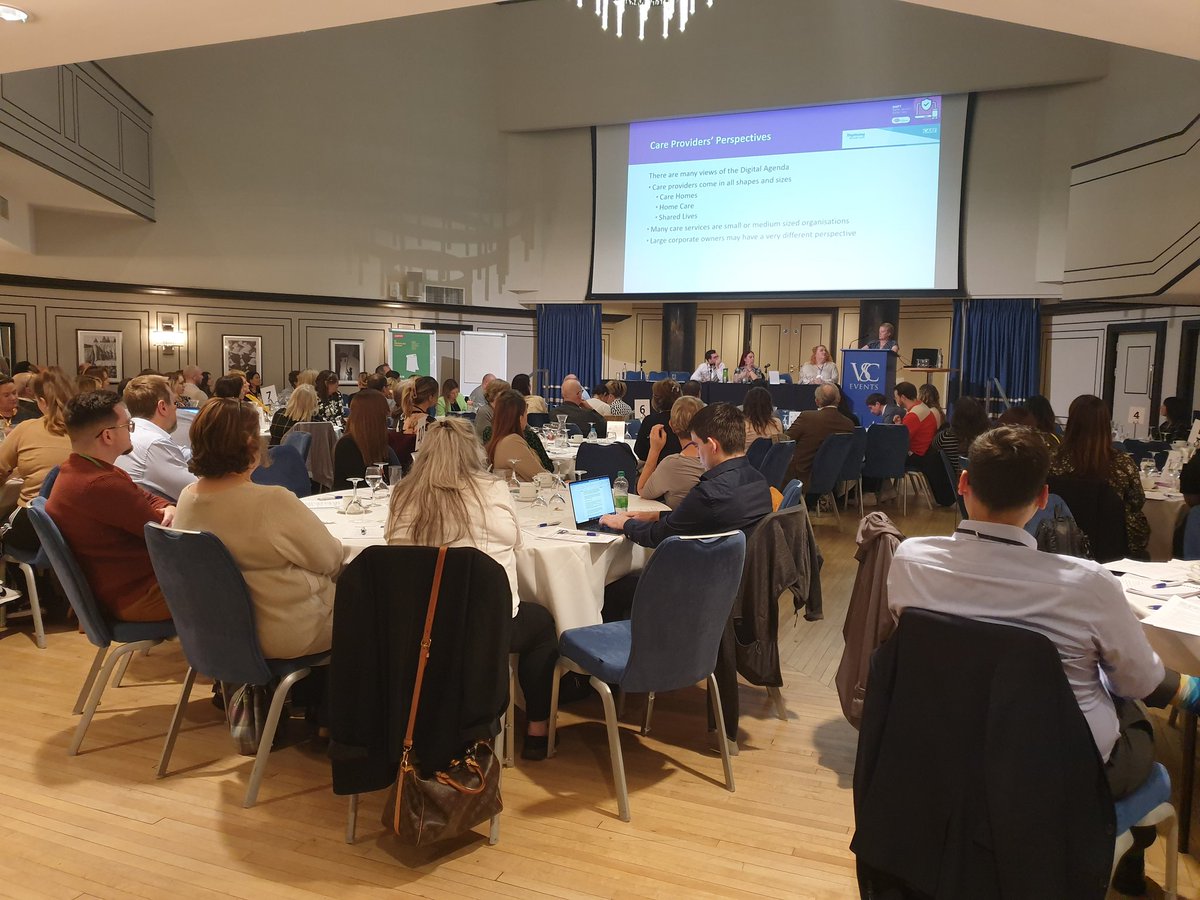 Digital Care Hub (@digitalcarehub) on Twitter photo Great to have over 100 colleagues from #BetterSecurityBetterCare and #DigitisingSocialCare together today. <a href="/MelanieWeathe12/">Melanie Weatherley MBE</a> @CareAssoc reminding us of diversity of care providers. Great to have over 100 colleagues from #BetterSecurityBetterCare and #DigitisingSocialCare together today. <a href="/MelanieWeathe12/">Melanie Weatherley MBE</a> @CareAssoc reminding us of diversity of care providers.
