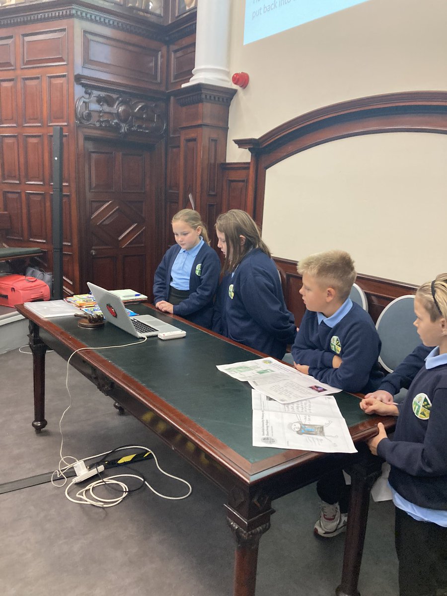 GCPSYear4's tweet photo. We have pitched our ideas for conserving energy at #NTLTClimatestrategy and our children were amazing! @GreenfieldsCPS https://t.co/2i2DCdu5DG