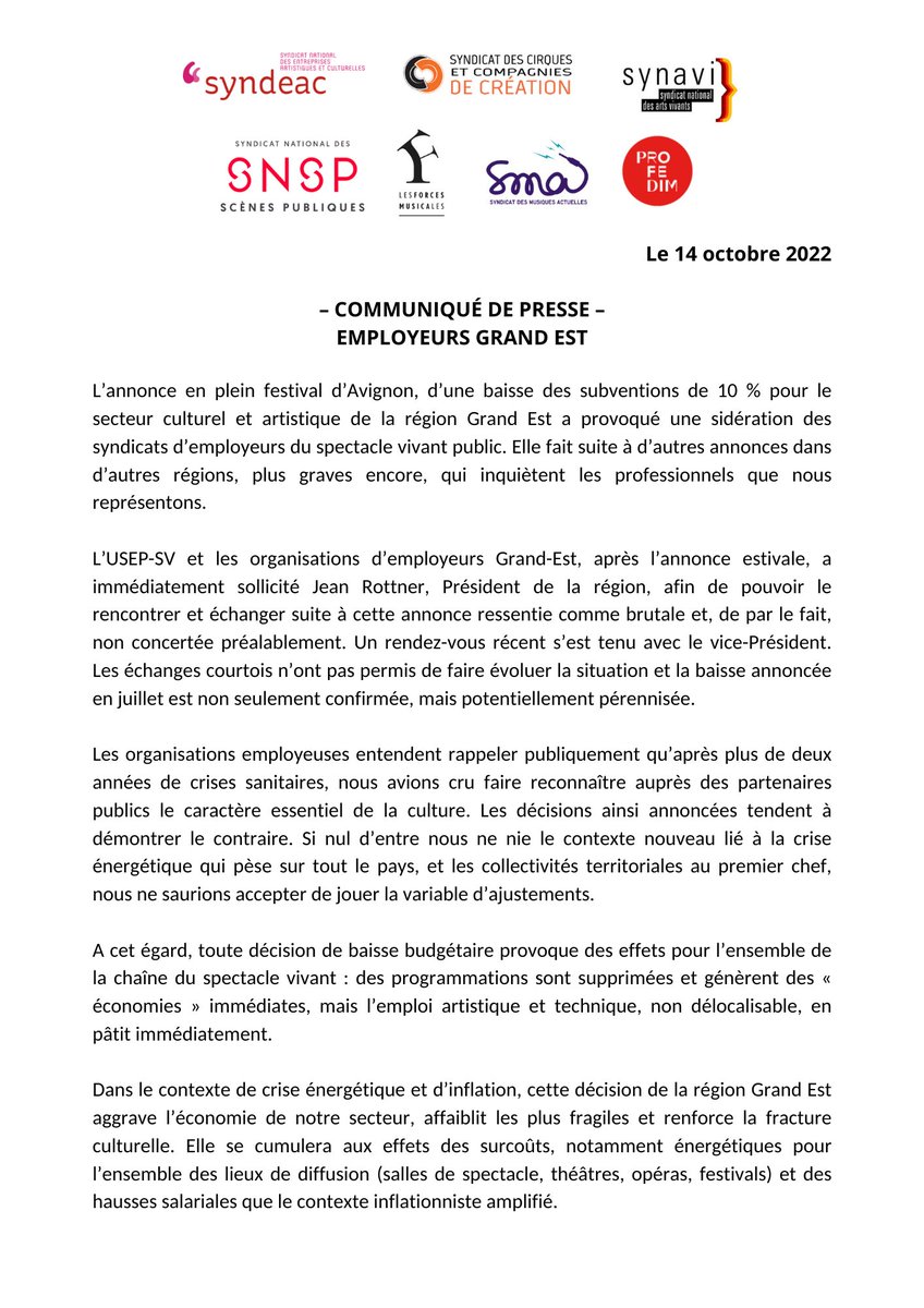 SMA - Syndicat des Musiques Actuelles tweet media