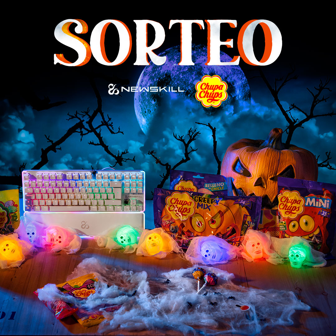 🎃 #SORTEO 🎃
Se acerca #Halloween2022 y lo celebramos con este sorteazo de teclado Gungnyr TKL Pro Ivory y un pack de <a href="/ChupaChups_esp/">Chupa Chups</a> 👻

Requisitos:
🔄 RT al tweet
👉 Sigue a <a href="/newskill_ES/">Newskill España</a> y <a href="/ChupaChups_esp/">Chupa Chups</a>
💀 Menciona a un amigo con el HT #ChupachupsyNewskill