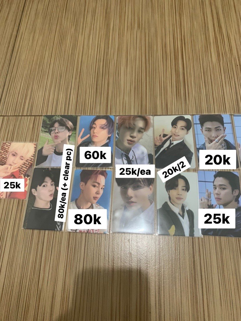 cartcsb's tweet photo. [HELP RT] STOP COLLECT

wts | want to sell 

pc jimin jungkook bts proof answer tear o dicon its

• bisa 🍊
• bisa satuan
• beberapa ada damage
• harga udh inc pack + adm
• dom tangsel
• condi by dm https://t.co/19ZAkm4kc8