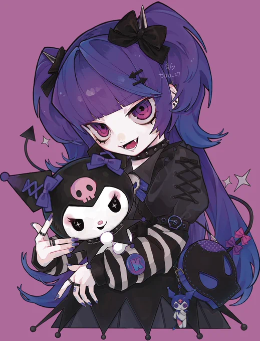 lloromannic  kuromi 