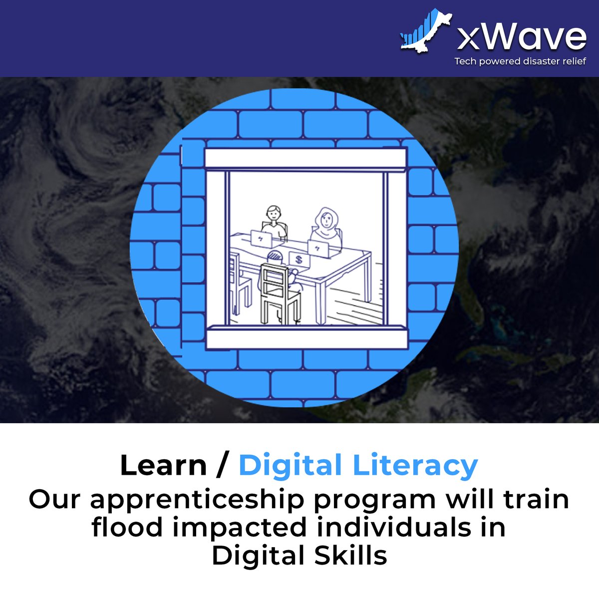 Our Apprenticeship Program will train flood impacted individuals in Digital Skills. #technology #FloodsInPakistan