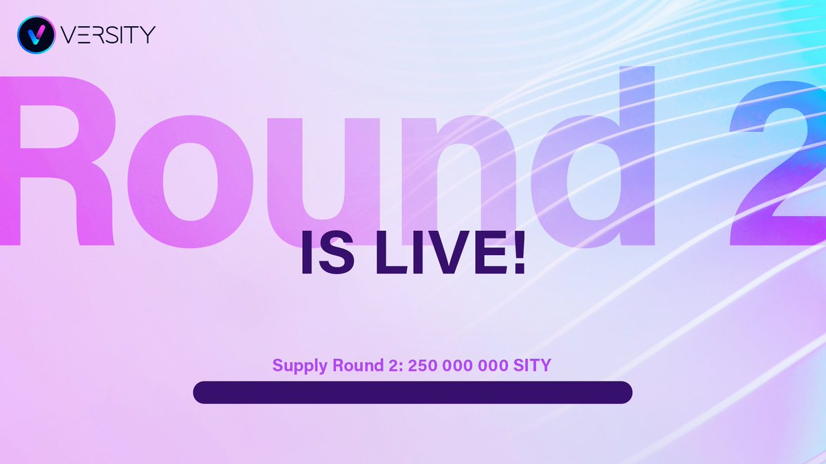 3,2,1... Round 2 of the Versity ICO is officially open! 
To join the ICO and be one of the first 1000 investors to win an NFT 👉 ico.versity.io/login

#versity #metaverse #web3 #ico #nftproject #NFT #realestate