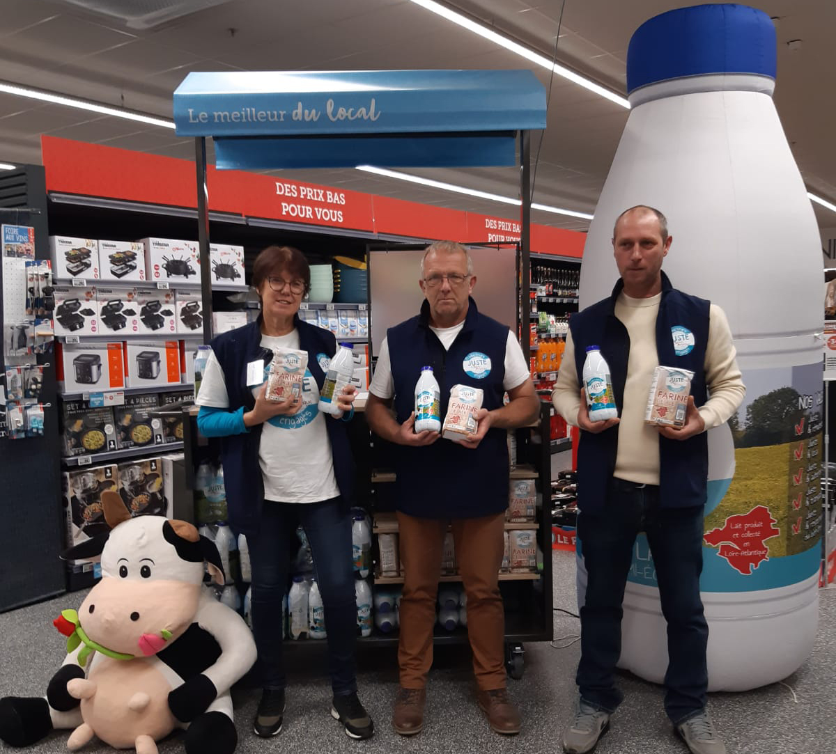 Merci à nos #agris ambassadeurs #Justedeloireatlantique #JusteDeLA pour cette animation au Super U Rezé 😁😘

C'est avec un grand plaisir qu'ils ont pu échanger avec vous sur leur métier et leurs #produitslocaux 

#agriculture