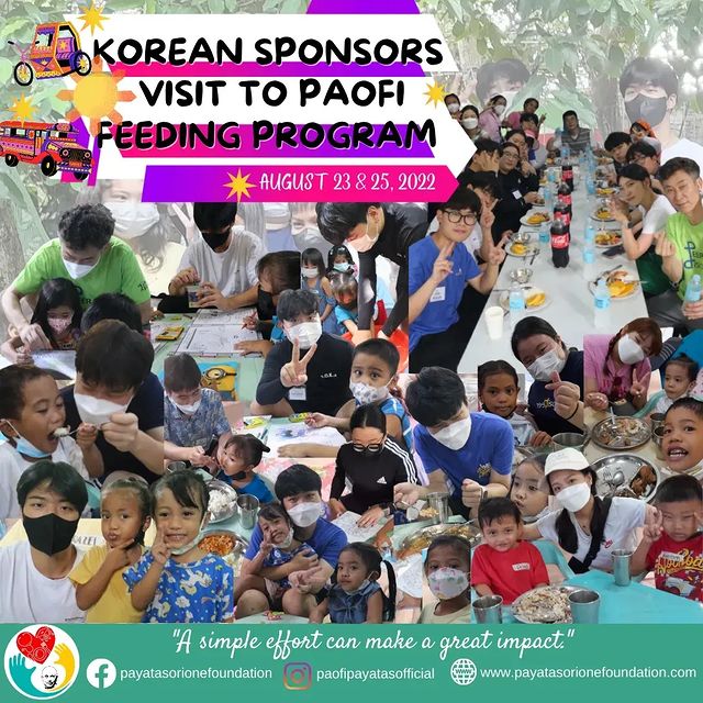 PAOFIPayatas's tweet photo. Korean Sponsors visit to PAOFI Feeding Program
Please watch here: https://t.co/OofeehC9Ga
#PAOFI
#PAOFIFeeding
#PeopleOfCharity
#KoreanSponsors https://t.co/rW5pB0SITb