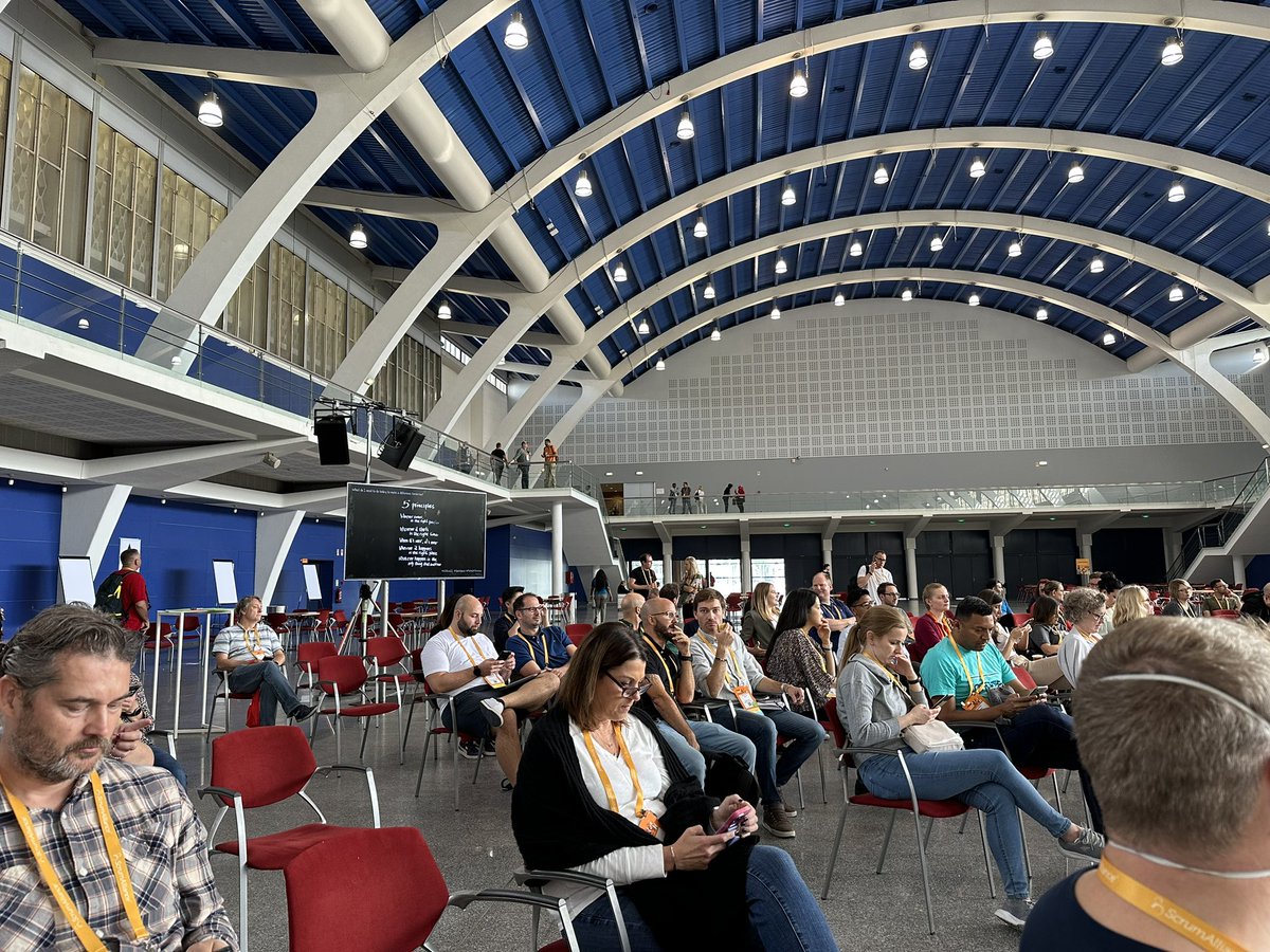 Michael_Muench's tweet photo. I'm excited to join the Open Space at #GSGLIS23 Global Scrum Gathering in Lisbon @ScrumAlliance @GermanChapter #organisationNEXT #people #work #learning #PeopleWorkLearningORG #RiskonomicKnows @Riskonomic @OrgNext @ScrumAlliance @GermanChapter https://t.co/SfzFTX8L8j
