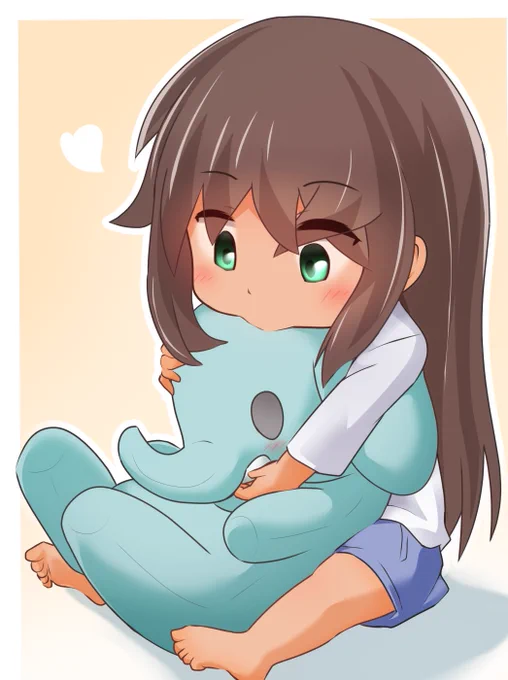 お誕生日におおきなプレゼントをもらったシタラちゃん(6歳)#兼志谷シタラ生誕祭 #アリスギアお絵かき 