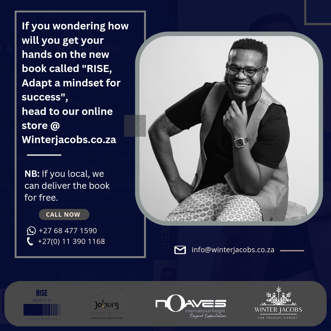 Order your copy of the book on our online store @https://winterjacobs.co.za 

#onlinestore #noaves #import #freight #export
